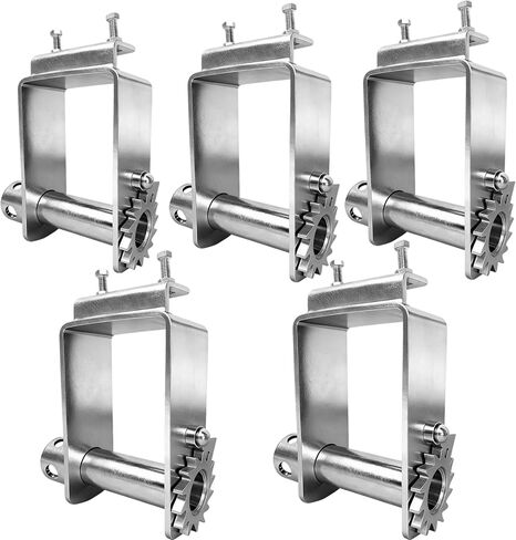 5 Pack Bolt on Winch for Flatbed Trailer Truck Fit 50 feet and 4 inches of Truck Straps, Galvanized Trailer Winch 5400Lbs Load Limit, 16200Lbs Capacity Bolt-on Winches Flatbed Tie-Down in Kuwait