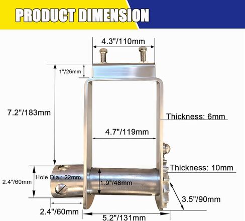 5 Pack Bolt on Winch for Flatbed Trailer Truck Fit 50 feet and 4 inches of Truck Straps, Galvanized Trailer Winch 5400Lbs Load Limit, 16200Lbs Capacity Bolt-on Winches Flatbed Tie-Down in Kuwait