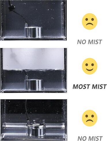 صانع رذاذ بالموجات فوق الصوتية من azzy، نافورة مياه داخلية تتميز ببركة محمولة لترطيب الهواء للزواحف، آلة ضباب صغيرة للهالوين in Kuwait