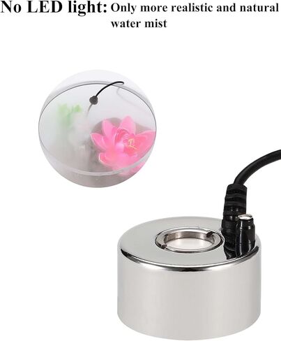 صانع رذاذ بالموجات فوق الصوتية من azzy، نافورة مياه داخلية تتميز ببركة محمولة لترطيب الهواء للزواحف، آلة ضباب صغيرة للهالوين in Kuwait