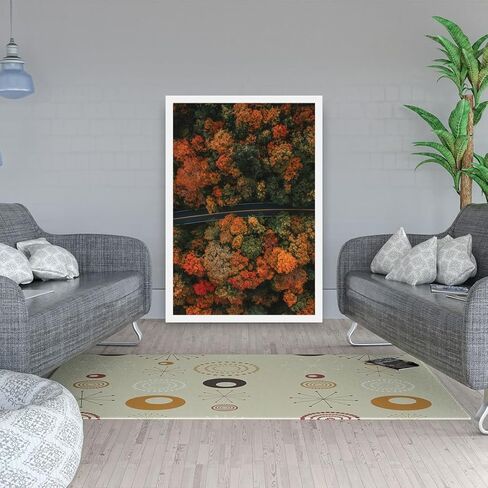 إطار عرض أبيض A2 مع حصيرة للملصقات والصور مقاس 16.5 × 23.4 بوصة - تعليق على الحائط أفقيًا وعموديًا، مناسب للصور والملصقات والأعمال الفنية - هدايا عيد الميلاد وديكور المنزل in Kuwait