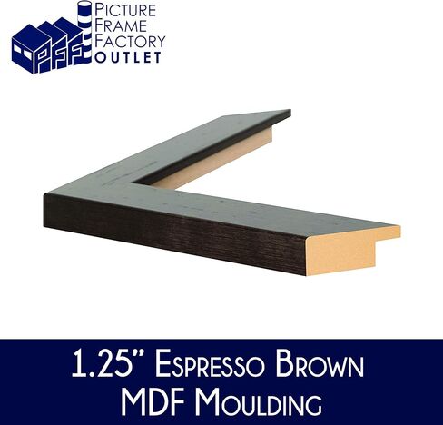 إطار أحجية PFFO مقاس 16 × 20، طراز إسبرسو مسطح حديث مقاس 1.25 بوصة، زجاج شبكي شفاف، دعم قوي، أدوات تعليق على الحائط متضمنة - عرض للألغاز أو الأعمال الفنية أو الملصقات أو الصور in Kuwait