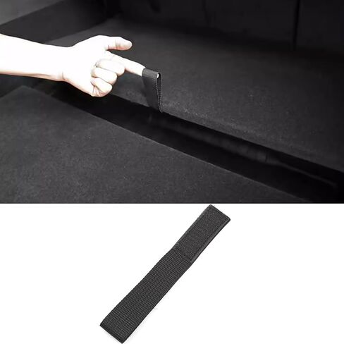 Trunk Storage Area Cover Pull Strap Compatible with Tesla Model 3/Y 2020-2026 Black Rope Strap Interior Accessories Fits Mayor Long Range Performance Standard Estandar Plus Sedan 4-Door (Pack of 1) in Saudi Arabia