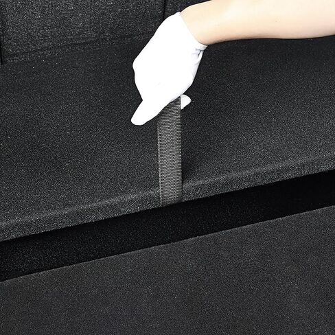 Trunk Storage Area Cover Pull Strap Compatible with Tesla Model 3/Y 2020-2026 Black Rope Strap Interior Accessories Fits Mayor Long Range Performance Standard Estandar Plus Sedan 4-Door (Pack of 1) in Saudi Arabia