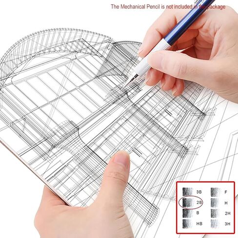 1000 قطعة 0.9 مم 2B من الرصاص الرصاص الجرافيت الميكانيكي المقاوم للكسر للكتابة والرسم بسلاسة، متوافق مع أقلام الرصاص الميكانيكية 0.9 مم in Kuwait