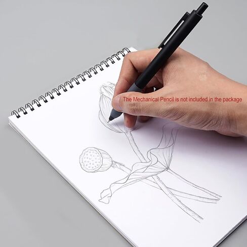 1000 قطعة 0.9 مم 2B من الرصاص الرصاص الجرافيت الميكانيكي المقاوم للكسر للكتابة والرسم بسلاسة، متوافق مع أقلام الرصاص الميكانيكية 0.9 مم in Kuwait