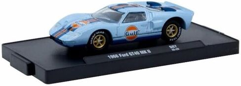 M2 Machines AutoDrivers – 1966 GT40 MK2 باللون الأزرق زيت الخليج – مقياس 1:64 – 11228-S07 25-29 in Kuwait