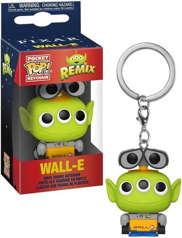 فانكو بوب! سلسلة مفاتيح: Pixar Alien Remix - Wall-E، متعددة الألوان، 2 بوصة in Saudi Arabia