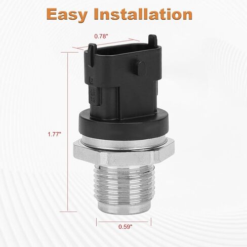مستشعر ضغط حقن الوقود WATERWICH متوافق مع Ford F-250، F-350، F-450، F-550 Super Duty 2011 2012 2013 2014 2015 6.7L V8 استبدال BC3Z-9F838-A BC3Z9F838A in Saudi Arabia