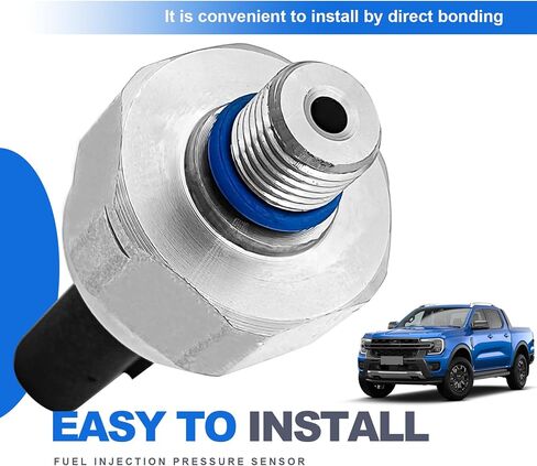 مستشعر ضغط حقن الوقود، متوافق مع Fd Explorer 2012-2019، F150 2015-2020، Escape 2013-2019، Fiesta 2013-2019 إلخ، استبدل OE #CM-5250، BU5A-9F972-CA، BU5Z-9F972-B in Kuwait