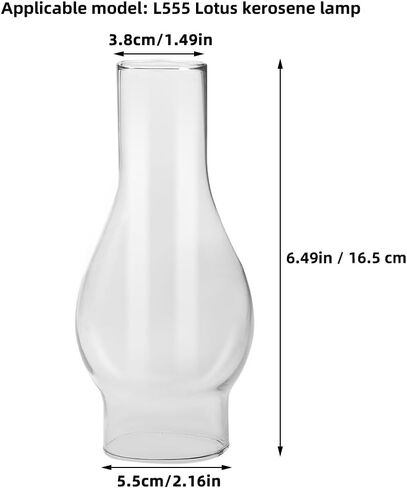 Kerosene Lamp Glass Shade Replacement Clear Vintage Hurricane Lamp Globe for Oil Chimney Restoration in Saudi Arabia