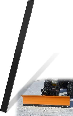 حافة قطع محراث الثلج من البولي يوريثين مقاس 60 × 4 × 3/4 بوصة مناسبة لجرارات ATV وأجهزة التوجيه المنزلقة وUTVs حافة قطع دافعة الثلج، شفرة بديلة شديدة التحمل لمحراث شفرة الثلج الأمامي in Kuwait