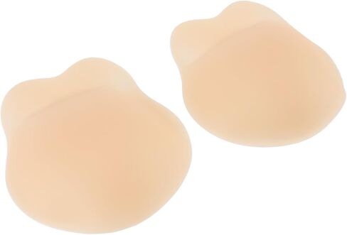 Dioche Silicone Pasties Pasties 1 Pair Silicone Reusable Adhesive Cover with Cute Rabbit Ears Design for Party Banquets and Daily Wear - Deep Skin Tone, Diameter: 13cm / (Light Skin) in Saudi Arabia