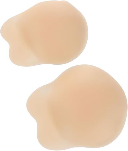 Dioche Silicone Pasties Pasties 1 Pair Silicone Reusable Adhesive Cover with Cute Rabbit Ears Design for Party Banquets and Daily Wear - Deep Skin Tone, Diameter: 13cm / (Light Skin) in Saudi Arabia