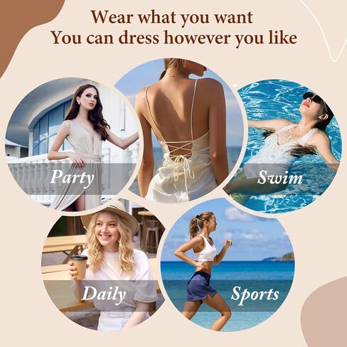 ZAGNO Nipple Covers for Women,Seamless Design,Reusable Adhesive Silicone Bra Pasties for No Show Strapless Dress,Waterproof Design with Travel Case Pink in Saudi Arabia
