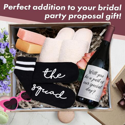 8 Pack: Double Stripe Cotton Socks Bundle - The Bride (White) & & 7 Squad (Black) in Saudi Arabia