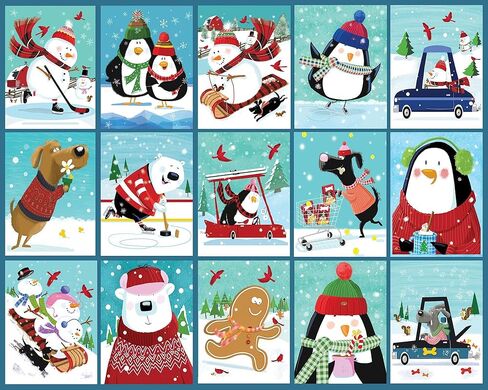 Springbok Puzzles - Christmas Wishes - 400 Piece Jigsaw Puzzle - Large 26.75 Inches by 20.5 Inches Puzzle - Made in USA - Unique Cut Interlocking Pieces - Big Pieces for Kids & Small Pieces for Adults in Saudi Arabia