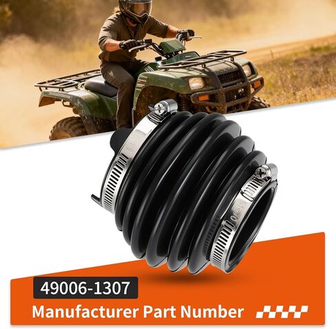 Rear Drive Shaft Boot w/Clamp For Kawasaki Prairie 300 400 2x4/4x4 KVF300 KVF400 (ALL 4x4 Edition, Only For Rear) 1997-2002 49006-1307 in Saudi Arabia