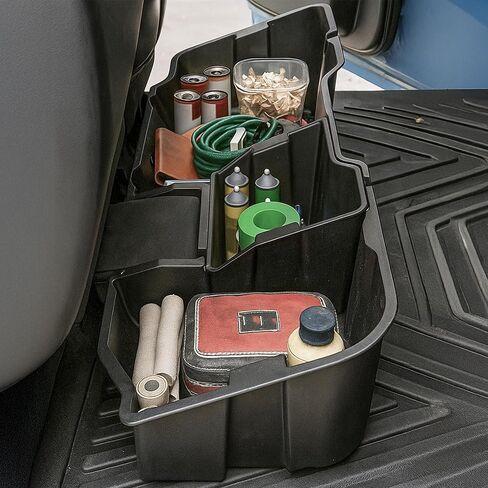 YITAMOTOR Rear Under Seat Storage Box Fit 2019-2026 Chevy Silverado/GMC Sierra 1500 Double Cab & Crew Cab, 2020-2026 2500HD/3500HD, Upgraded Truck Organizer Underseat Storage Tool Box in Saudi Arabia