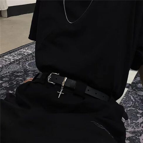 الكبار استرخى عبر حزام الخصر مع قابل للتعديل دبوس مشبك حزام بولي أحزمة الخصر للنساء معطف قميص حزام الجينز in Kuwait