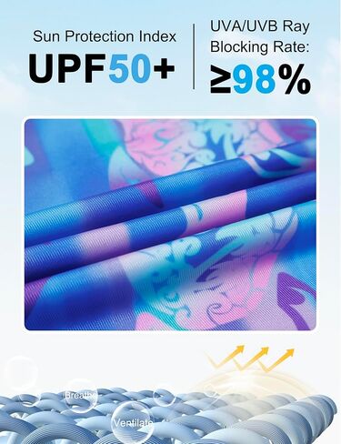 Bonneuitbebe طفح الحرس للنساء UPF 50 + قمصان السباحة طويلة الأكمام UV حماية الشمس قابل للتعديل التعادل المايوه in Kuwait