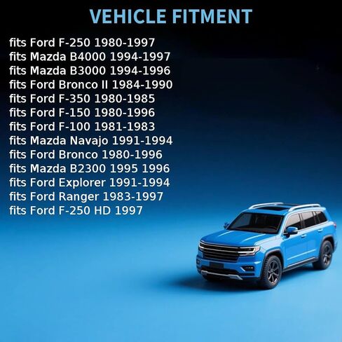 Front 1 Piece Axle Support Bushing fits Ford Explorer,F-150,F-250,F-350,Ranger 1980 1981 1982 1983 1984 1985 1986 1987 1988 1989-1997 Replacement E1TZ-3B177A, E0TZ-3B177A, E0TZ-3B177B in Kuwait