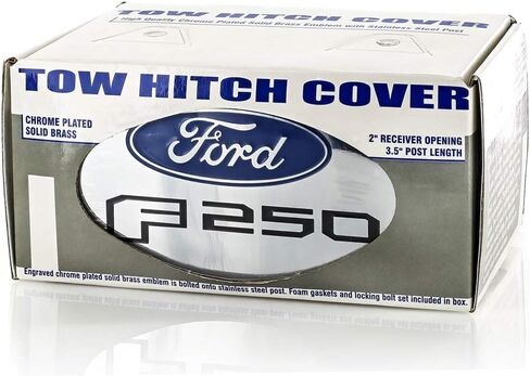 Ford F 250 Metal Trailer Hitch Cover Plug (2 inch Post) in Saudi Arabia