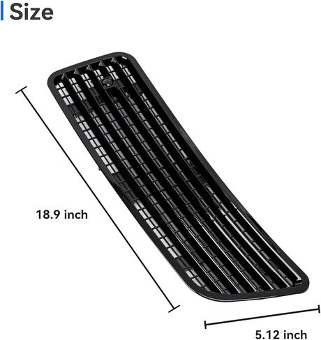 Front Hood Bonnet Grill Vent 2218800205 2218800305 for Mercedes Benz S550 W221 2007 2008 2009 2010 2011 2012 2013 Hood Air Vent Grille Cover Left Driver and Right Passenger Side in Saudi Arabia
