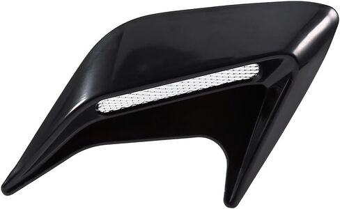 Air Vent Hood, 2PCS Car Decorative Air Scoop Vent Hood Outlet Intake Hood Universal DIY (Black) in Saudi Arabia
