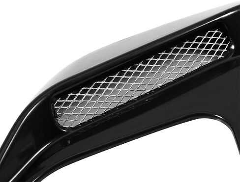 Air Vent Hood, 2PCS Car Decorative Air Scoop Vent Hood Outlet Intake Hood Universal DIY (Black) in Saudi Arabia