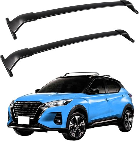 قضبان متقاطعة لحامل السقف لسيارة Nissan Kicks 2017-2024 مريحة لنقل الأمتعة والأمتعة in Kuwait