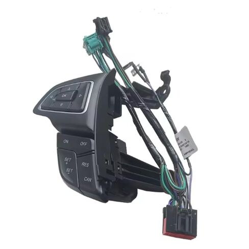 مفتاح التحكم في السرعة Butto GN159E740AA مفتاح زر عجلة القيادة مع مجموعة الكابل/مناسب لـ Ford Focus Mk3 2015-2017 Kuga Cruise Control in Saudi Arabia