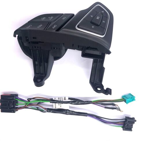 مفتاح التحكم في السرعة Butto GN159E740AA مفتاح زر عجلة القيادة مع مجموعة الكابل/مناسب لـ Ford Focus Mk3 2015-2017 Kuga Cruise Control in Saudi Arabia