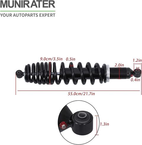 2 Pcs Front Shock Absorber Replacement for 706002853 706003662 Replacement for Defender XMR HD10 MAX XMR HD10 2019-2022 in Saudi Arabia