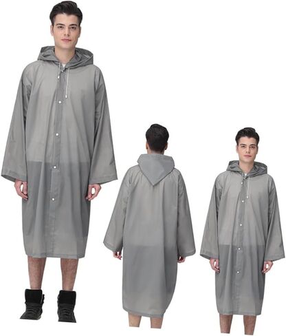POPETPOP Adult Raincoat Lightweight Rain Poncho Rain Jacket Women Waterproof Jackets Women Rain Jackets for Men in Saudi Arabia