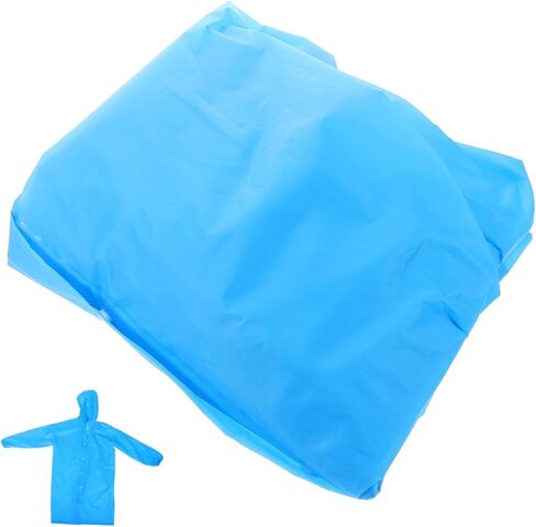 Zerodeko Thickened Adult Rain Poncho Hood Men Long Raincoat Reusable Raincoat for Outdoor Activities in Saudi Arabia