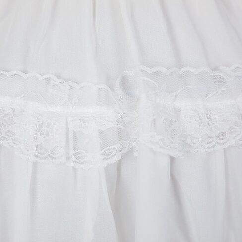 المرأة كرينولين ثوب نسائي قصير 2 الأطواق تنورة قابلة للتعديل الدانتيل زلات لوليتا تنورة للفتيات فستان تأثيري in Kuwait