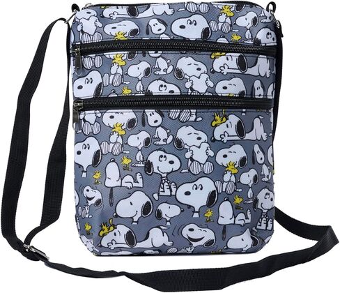 Peanuts Crossbody Bag Snoopy Woodstock All Over Print Passport Travel in Saudi Arabia