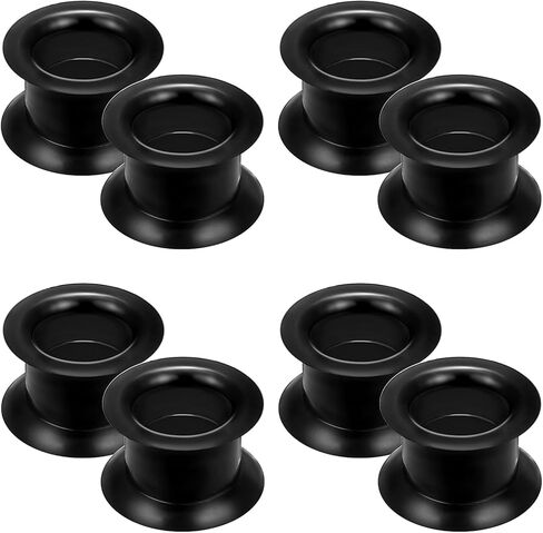 Cisyozi 6G-50mm سميكة سيليكون الأذن مقاييس مرنة أنفاق الأذن المقابس نقالات المتوسع مزدوجة متوهج قياس اللحم Earlets التوصيل مقاييس عدة ثقب المجوهرات للنساء الرجال لهجة سوداء واضحة in Saudi Arabia