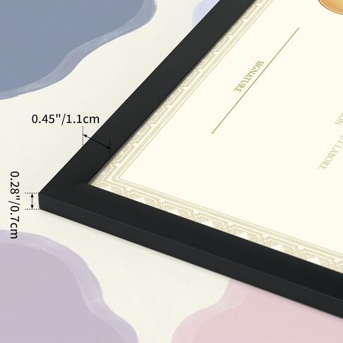 8.5x11 Black Picture Frames Set of 10, 8.5 by 11 Picture Frame for Award Certificate and Diploma Display on Wall or Tabletop in Saudi Arabia