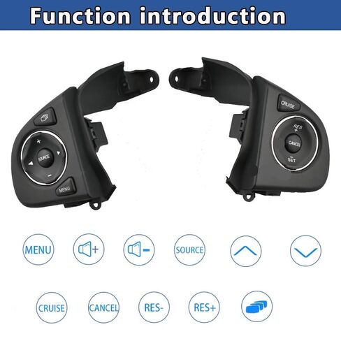 Steering Wheel Mounted Cruise Control Switch Butto Buttons Switch/Fit for Honda CRV 2012-2016 Audio Radio Remote Cruise Control Button Steering Wheel car Styling 35880T0AA11(Right Cruise Switch) in Saudi Arabia