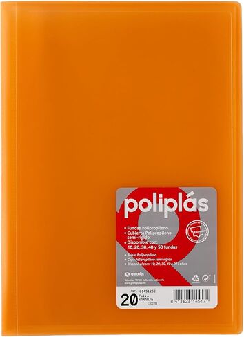 grafoplas 1155728 Folder with 30 Sleeves, Blue in Saudi Arabia