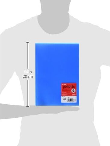 grafoplas 1155728 Folder with 30 Sleeves, Blue in Saudi Arabia