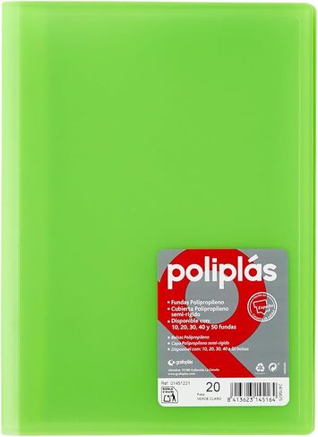 grafoplas 1155728 Folder with 30 Sleeves, Blue in Saudi Arabia