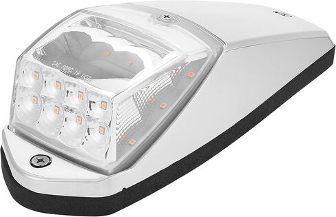 Maxxima LED Amber Clear Cab Marker for Trucks and Heavy Duty with Chrome Housing in Saudi Arabia