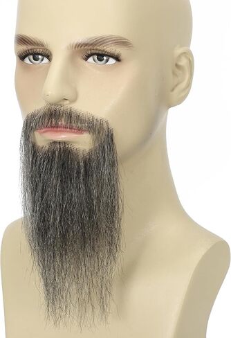 مجموعة اللحية والشارب المزيفة، شعر وجه دانتيل واقعي للاستخدام في الهالوين والفايكنج والقراصنة والمسرح in Kuwait