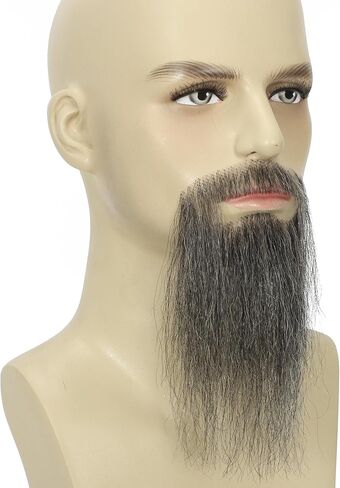 مجموعة اللحية والشارب المزيفة، شعر وجه دانتيل واقعي للاستخدام في الهالوين والفايكنج والقراصنة والمسرح in Kuwait