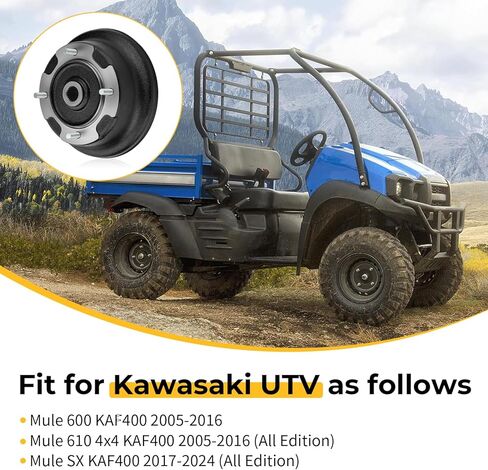 M MATI Rear Brake Drum W/Bolts for Kawasaki Mule SX KAF400 2017-2024 Mule 600 610 4x4 KAF400 2005-2016 41038-0018 41038-0583 92153-0920 92154-1313 92154-1482 in Saudi Arabia