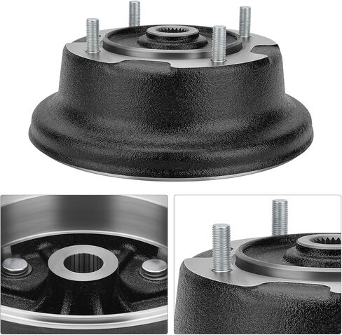 M MATI Rear Brake Drum W/Bolts for Kawasaki Mule SX KAF400 2017-2024 Mule 600 610 4x4 KAF400 2005-2016 41038-0018 41038-0583 92153-0920 92154-1313 92154-1482 in Saudi Arabia