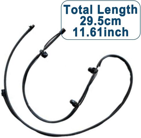 Riloer Windshield Washer Nozzles, 1PC Car Front Windshield Wiper Washer Nozzle Line With Hose, Compatible with Mercedes-Benz GLK350 2010-2015 A2048601992 in Saudi Arabia